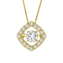 925 Silver Dancing Diamond Pendant Jewelry Wholesales